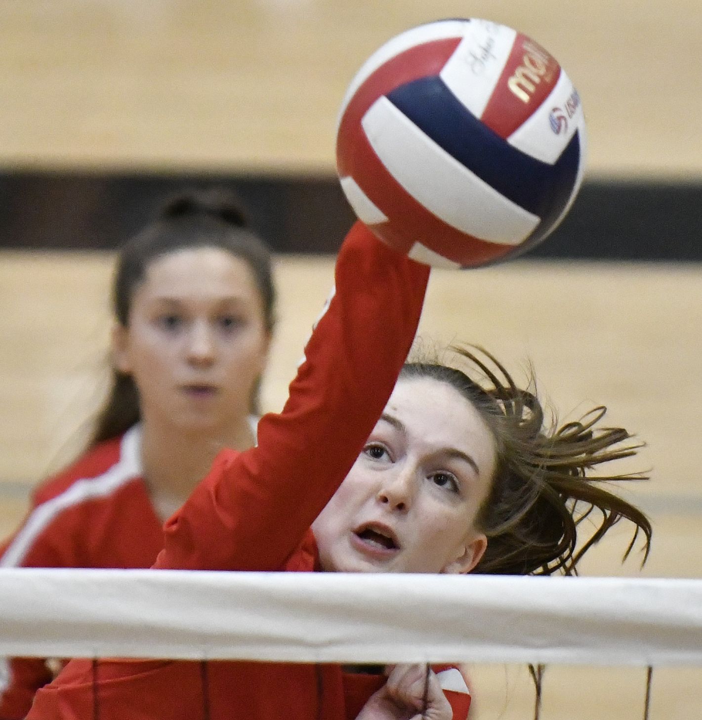 Oakville versus Visitation at Gateway Match Up Volleyball Tournament